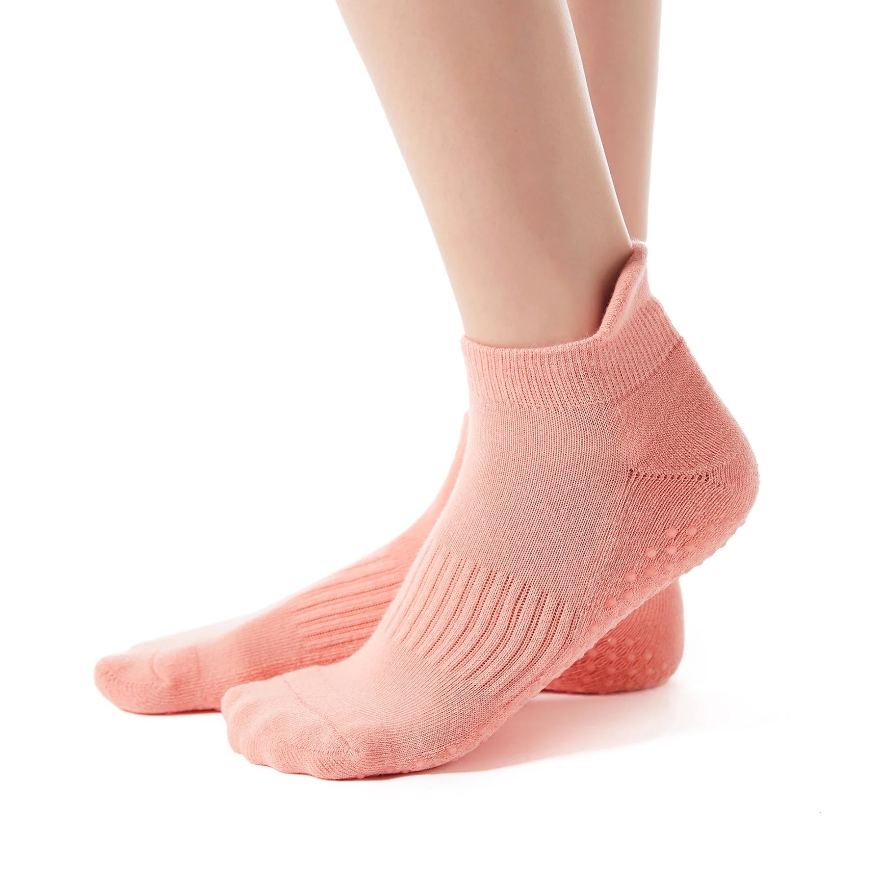 Women'S Non Slip Socks Grip Socks for Women Pilates Towless Grippy Cotton Yoga Socks 3 Pairs
